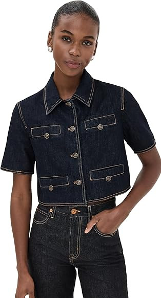 Women's Halston Denim Top | Amazon (US)