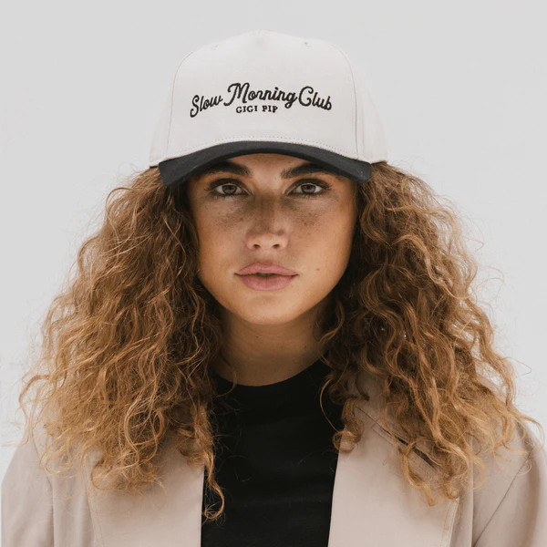 Slow Morning Club Canvas Trucker | Gigi Pip