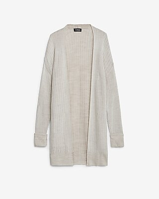 Easy Knit Ribbed Cardigan | Express