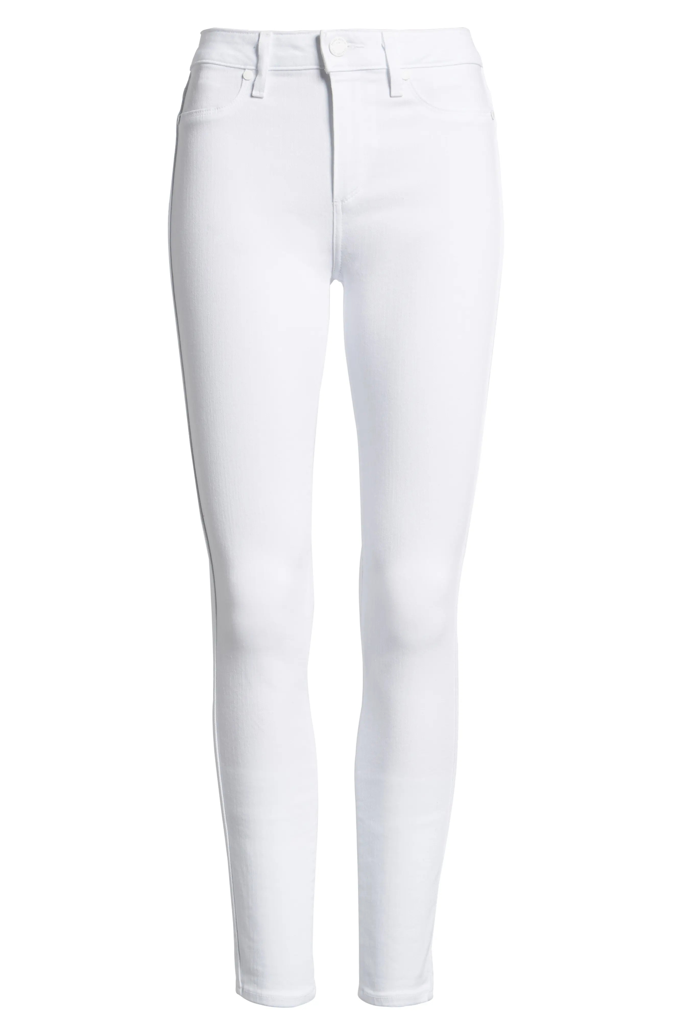 Paige Denim Hoxton High Waist Skinny Jeans (Ultra White) | Nordstrom