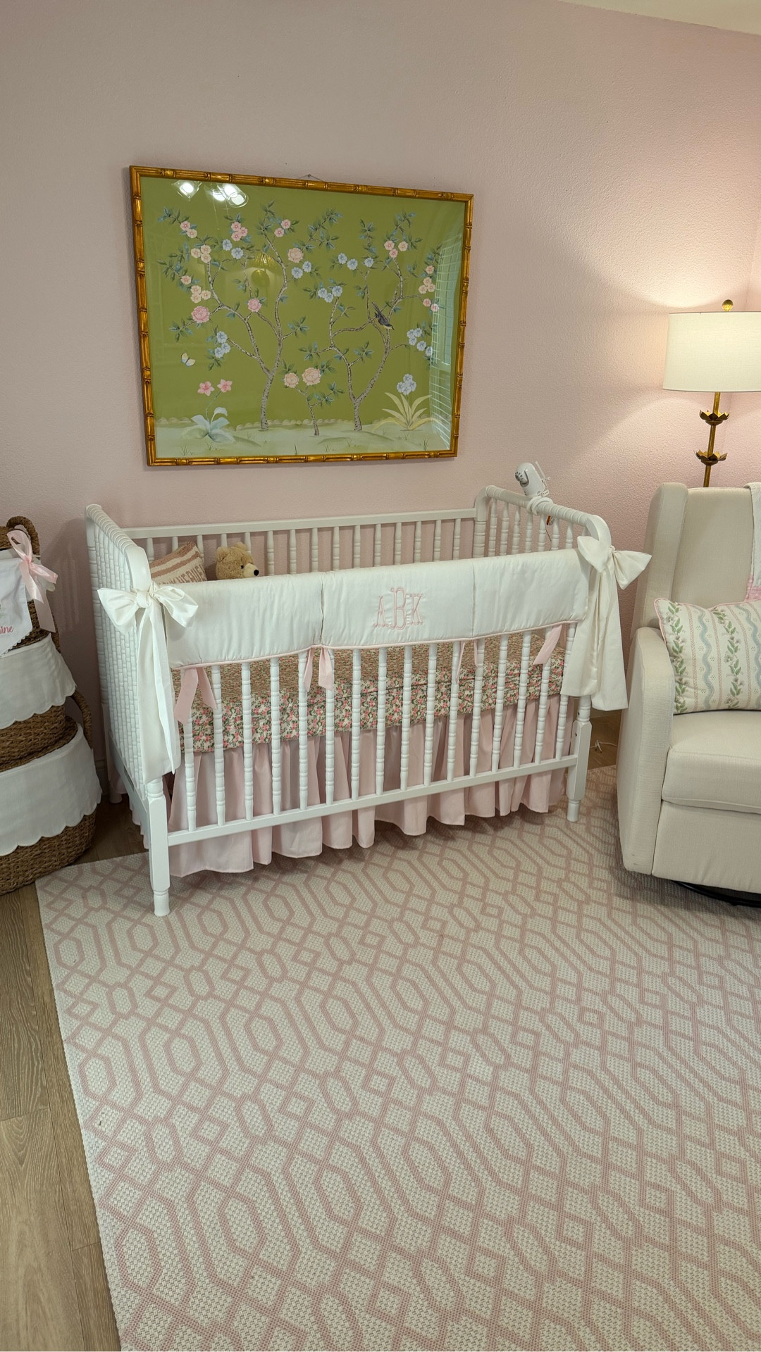 nursery reveal for our sweet girl! 🎀 I had so much fun decorating this space.
So many great finds! 

#babygirl #nursery #nurseryfinds #homedecor #grandmillenial

#LTKBaby #LTKHome #LTKBump