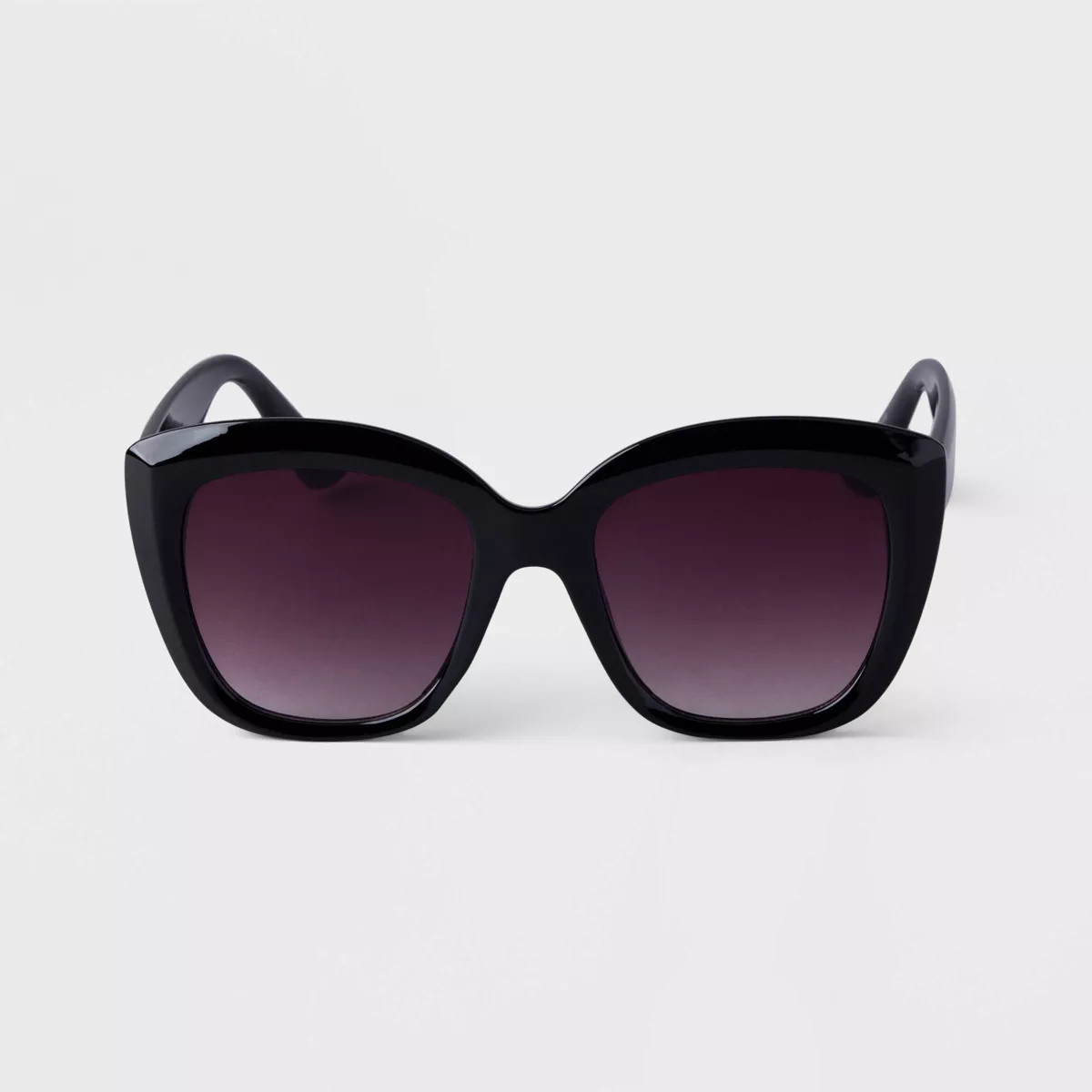 Women's Oversized Cateye Sunglasses - A New Day™ Black | Target