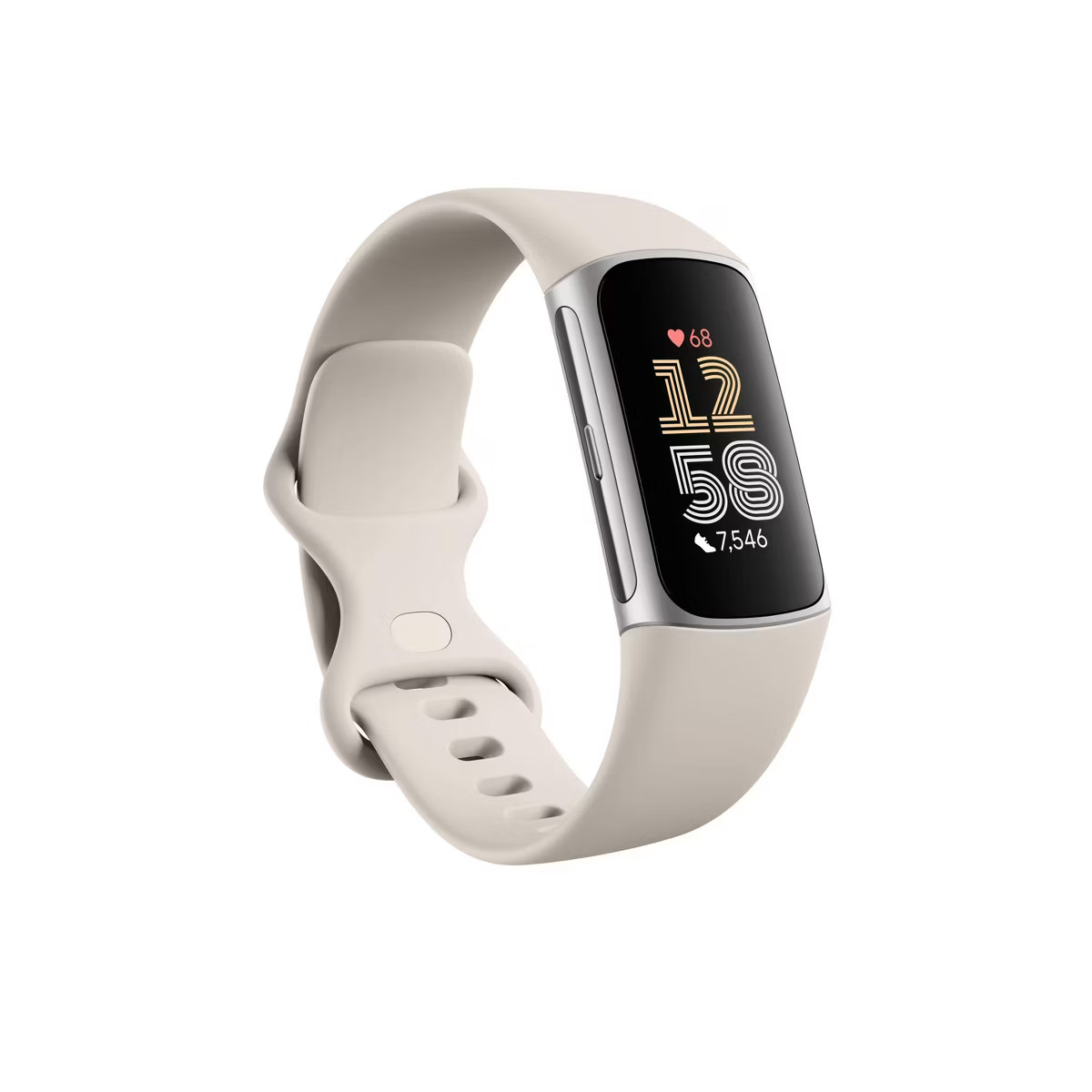 Fitbit Charge 6 - Porcelain / Silver Aluminum | Target