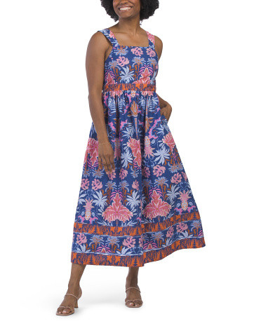 Printed Midi Dress | TJ Maxx