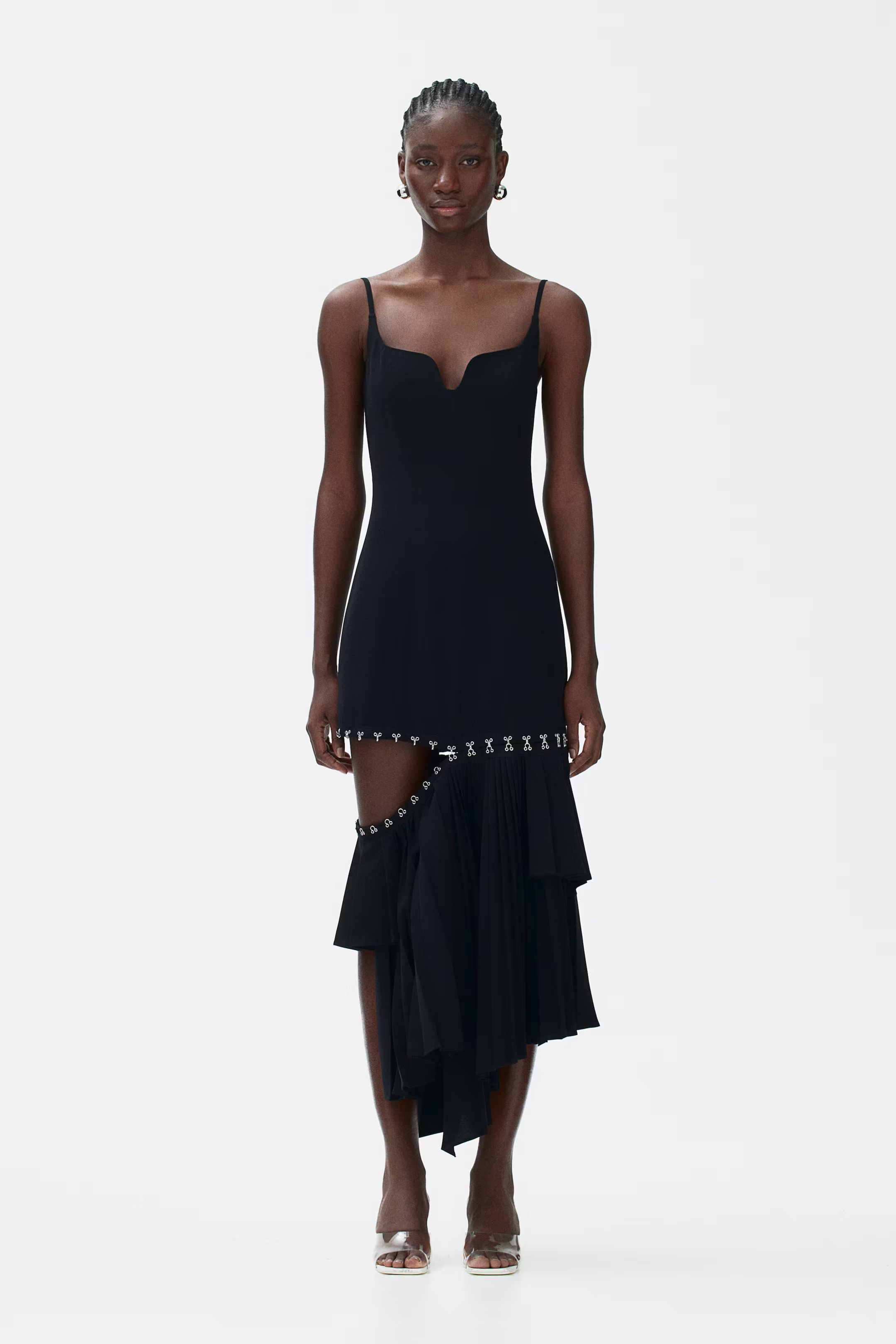 Asymmetric Dress with Layered Skirt | H&M (US + CA)