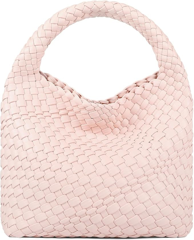 Woven Purses Bag for Women, Vegan Leather Handwoven Bags with Mini Handmade Purse, SMALL Travel B... | Amazon (US)