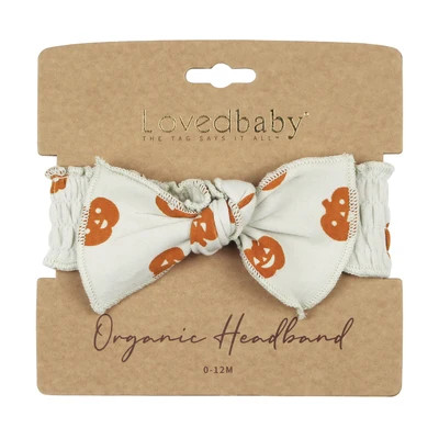 Jack-o-Lanterns | Organic Smocked Headband | L'ovedbaby