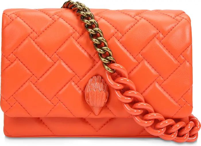 Mini Kensington Quilted Leather Card Holder | Nordstrom