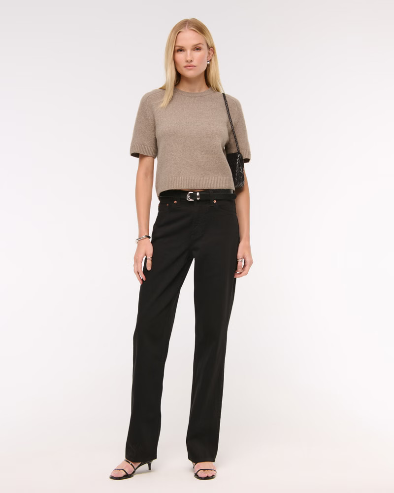 Women's The A&F Madeline Crew Sweater Tee | Women's New Arrivals | Abercrombie.com | Abercrombie & Fitch (US)