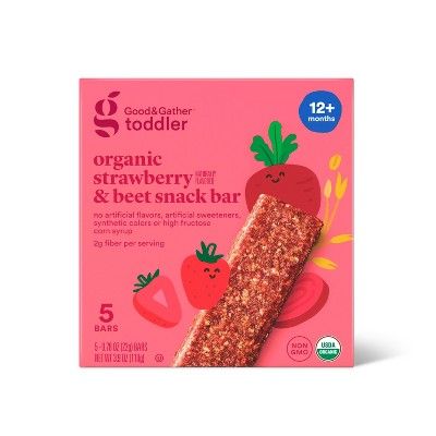 Strawberry And Beet Snack Bars - 3.17oz/5ct - Good & Gather™ | Target