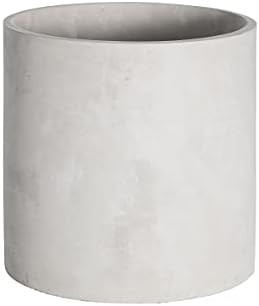 Amazon.com : Pageqiu Plant Pots - 6.7 inch Cement Planters Indoor - Modern Grey Flower Pot with D... | Amazon (US)