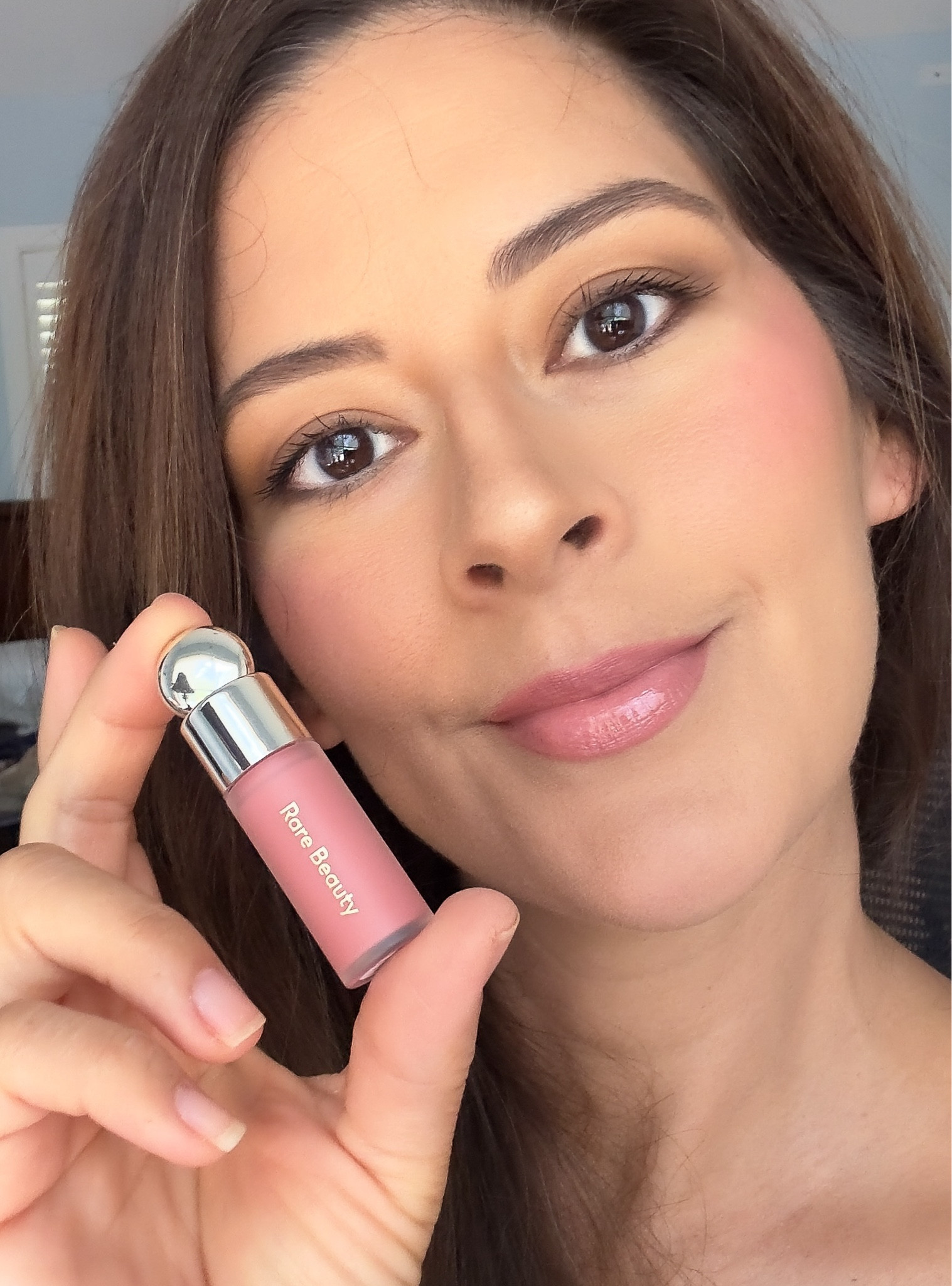 Mini blush big punch, this liquid blush is as pigmented as they come. It’s perfect for traveling. I tried the mini first on Hope and love everything about it. Grab it now as it’s a limited edition in the mini  

#LTKtravel #LTKover40 #LTKbeauty