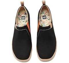 UIN Women's Slip Ons Canvas Lightweight Flats Sneakers Walking Casual Loafers Solid Color Travel ... | Amazon (US)