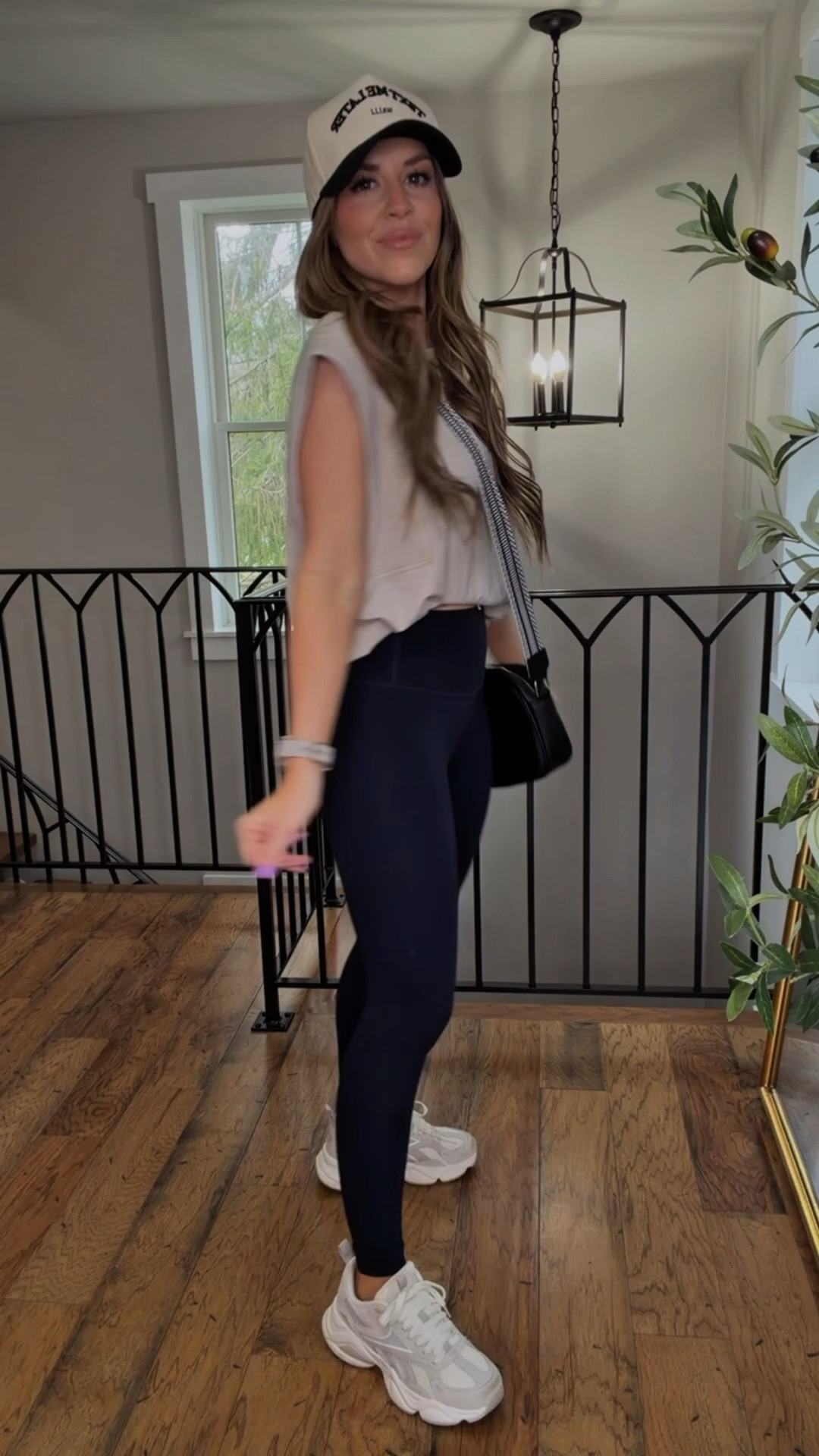 We got things to do- let’s go! One of the easiest outfit to run in. I love this top. It elevates it better than a basic tee would. 
Wearing small or XS in all! 
Shoe: Reebok from Ross 

#LTKgrwm #LTKootd #LTKfitnessgoals