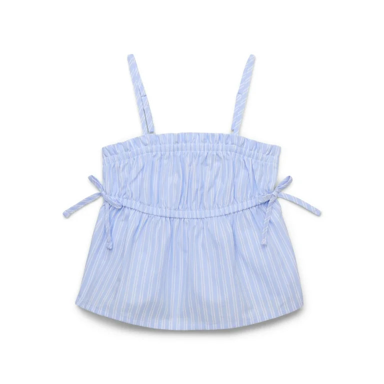 Wonder Nation Tween Girls Cotton Side Tie Tank Top, Sizes 4-18 | Walmart (US)