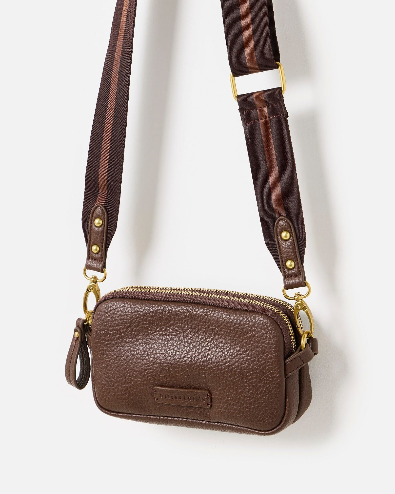 Naha Chocolate Brown Crossbody Bag | Oliver Bonas | Oliver Bonas (Global)