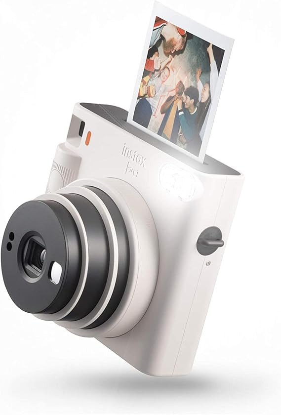 Instax SQUARE SQ1 instant film camera, Automatic exposure and Built-in selfie lens, Chalk White | Amazon (UK)