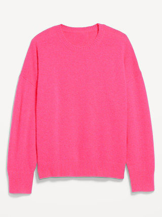 Wool-Blend Crew-Neck Sweater | Old Navy (US)