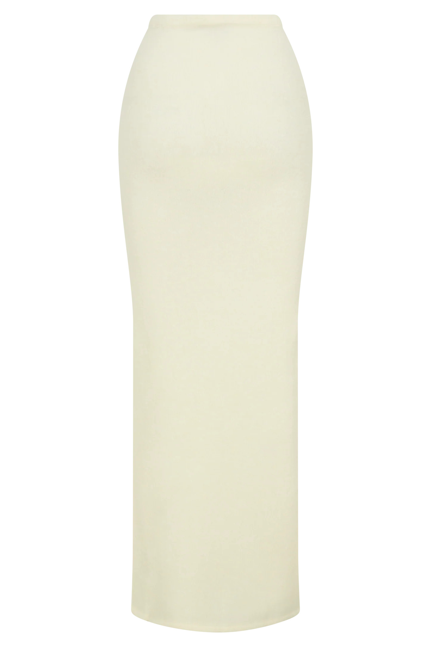 Knit Maxi Skirt - Ivory Marle | MESHKI US