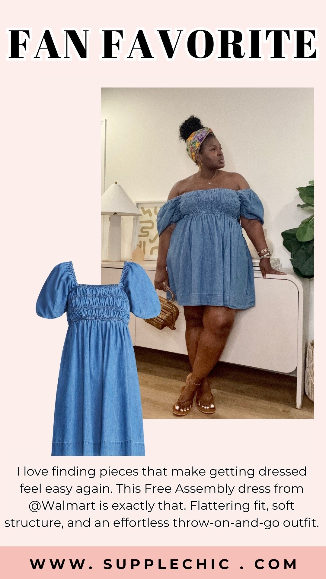 Affordable fashion finds that actually feel special. I love when a piece combines comfort, style, and versatility. This blue dress is an easy summer staple that can be dressed up or down.Walmart fashion finds, Free Assembly dress, blue summer dress, plus size summer dress, affordable fashion, casual summer outfit, curvy fashion, everyday dress, vacation outfit ideas, budget friendly fashion

#LTKootd #LTKSeasonal #LTKMidsize