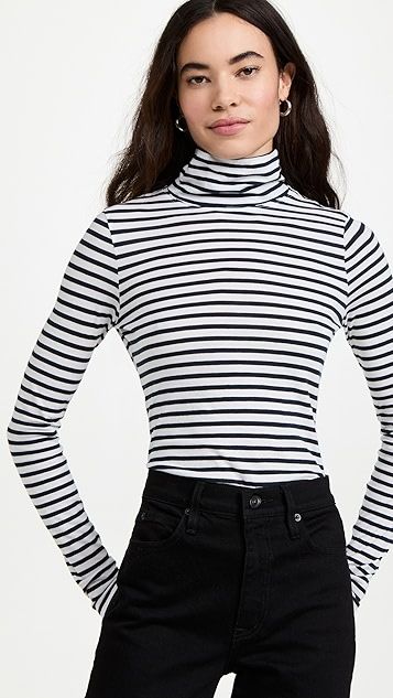 Gaia Striped Turtleneck | Shopbop