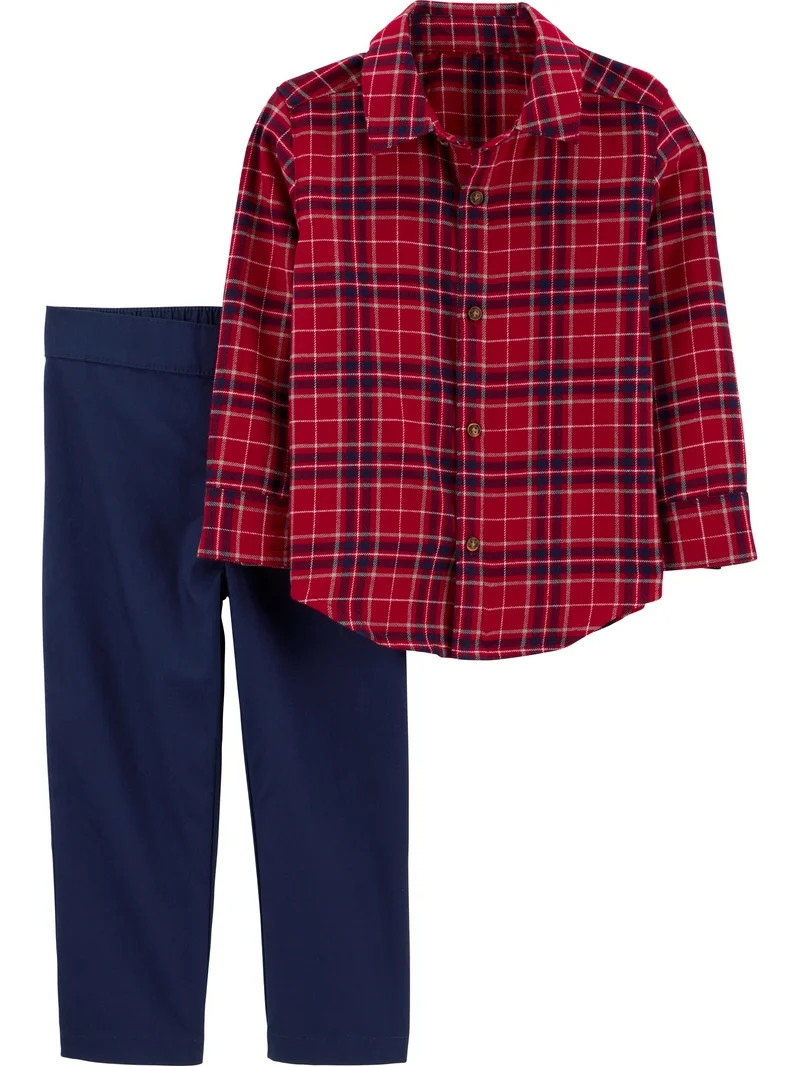 Carter's Child of Mine Toddler Boy Outfit Set, 2-Piece, Sizes 2T-5T | Walmart (US)