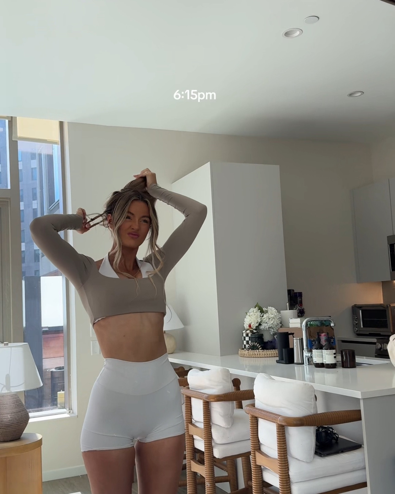 gym outfit 🤍
