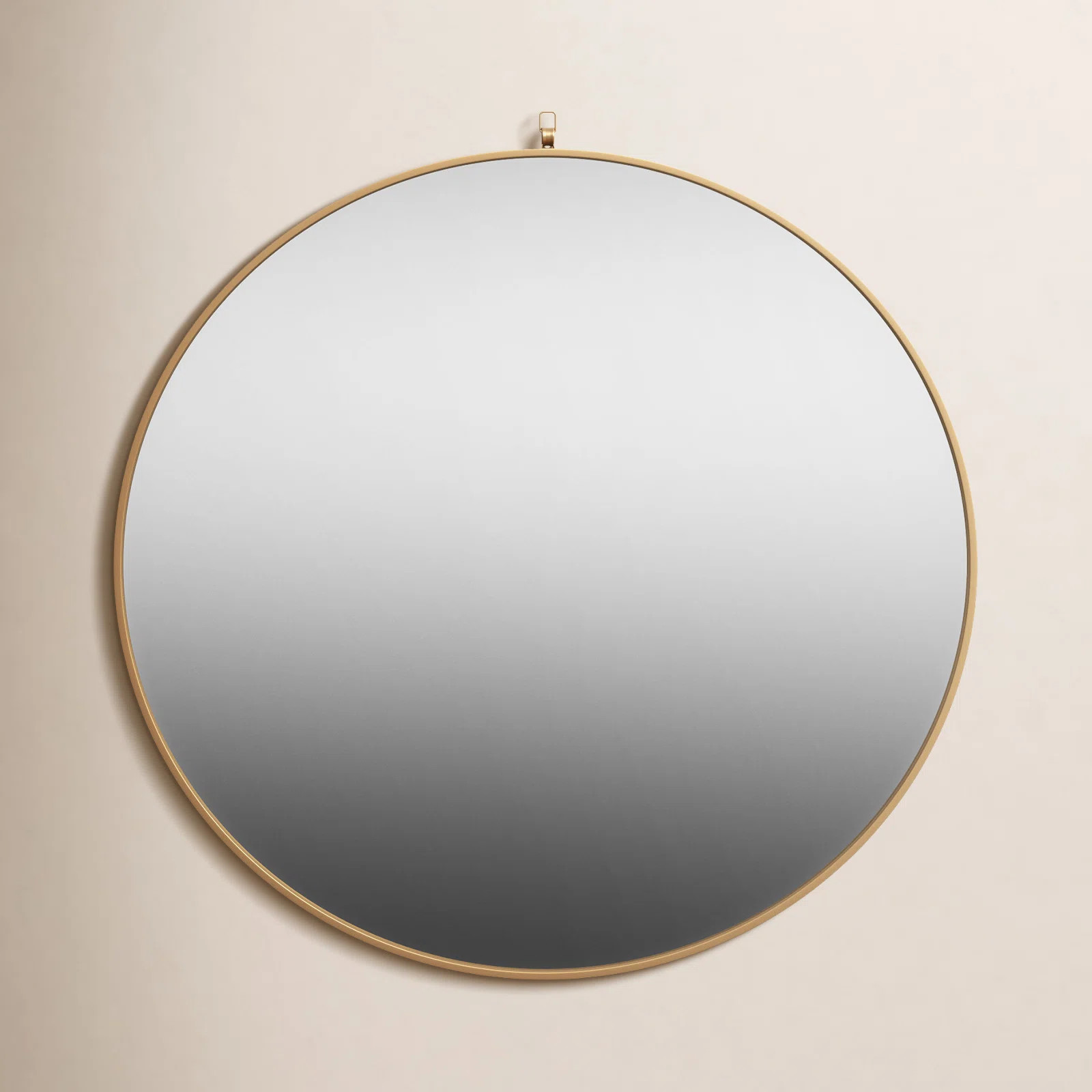 Cassie Metal/Manufactured Wood Round Wall Mirror | Wayfair North America