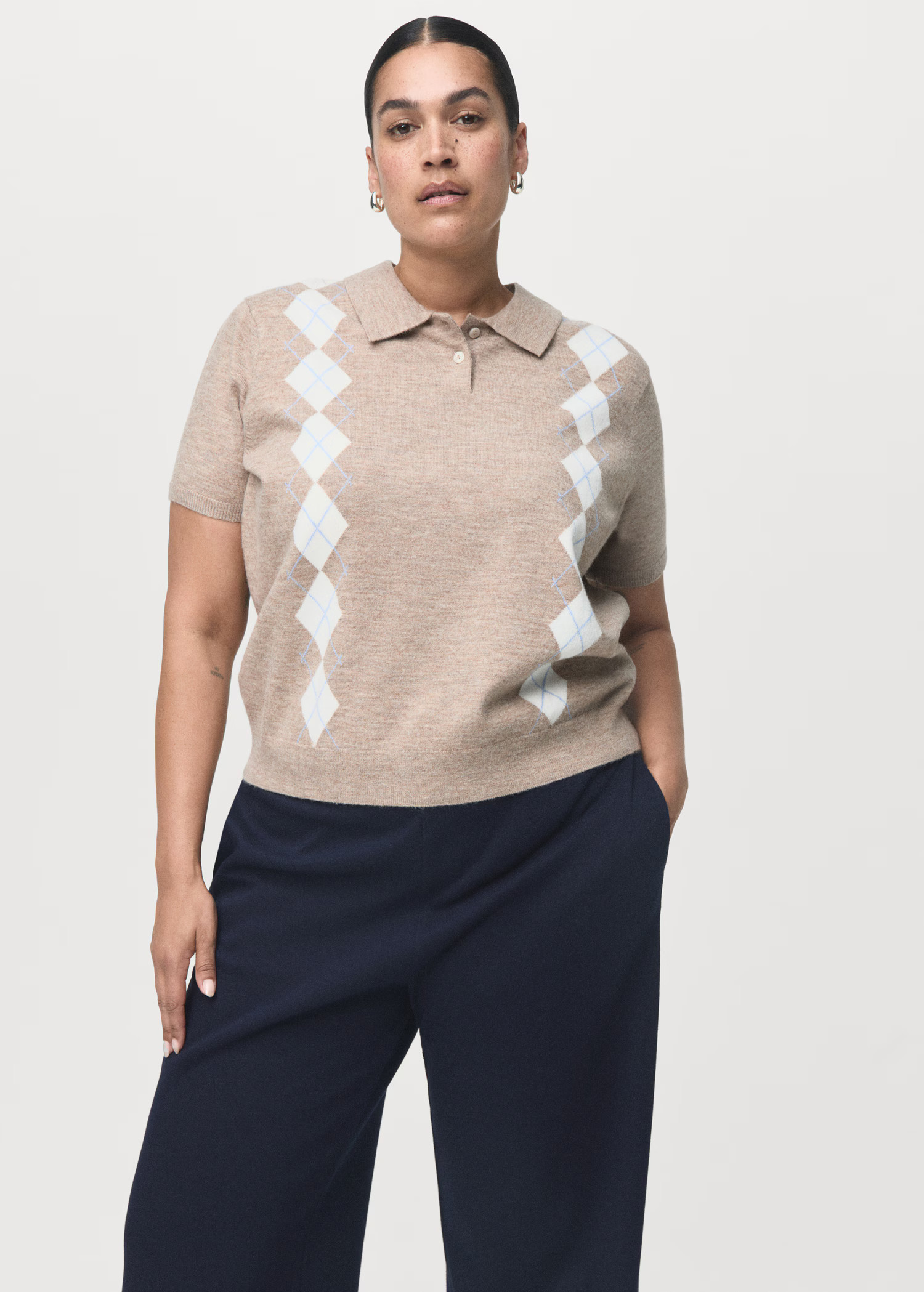 Cotton jogger-style trousers | MANGO (UK)