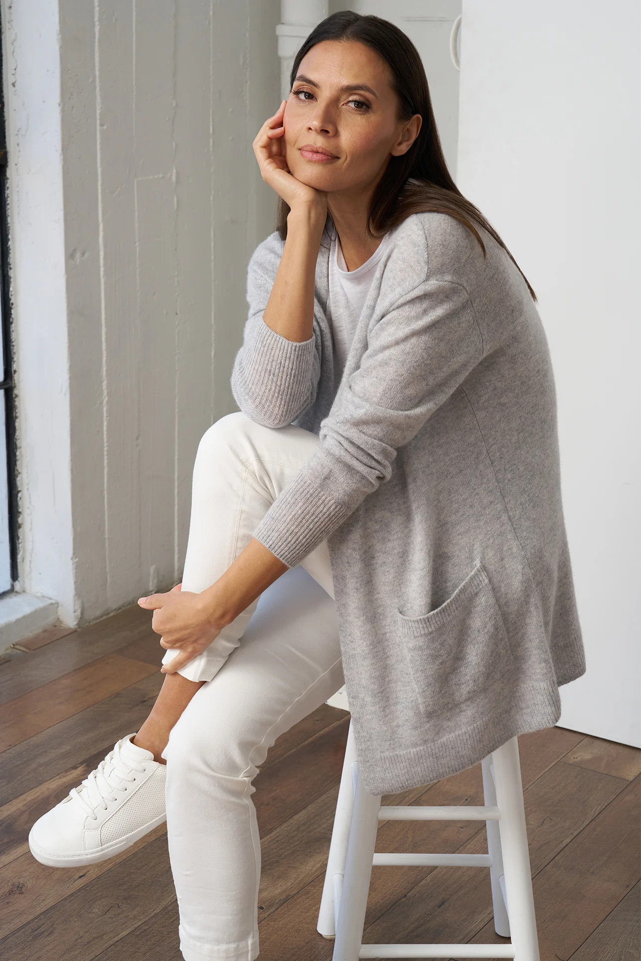 Pocket Cashmere Cardigan for Women | Franne Golde | Franne Golde