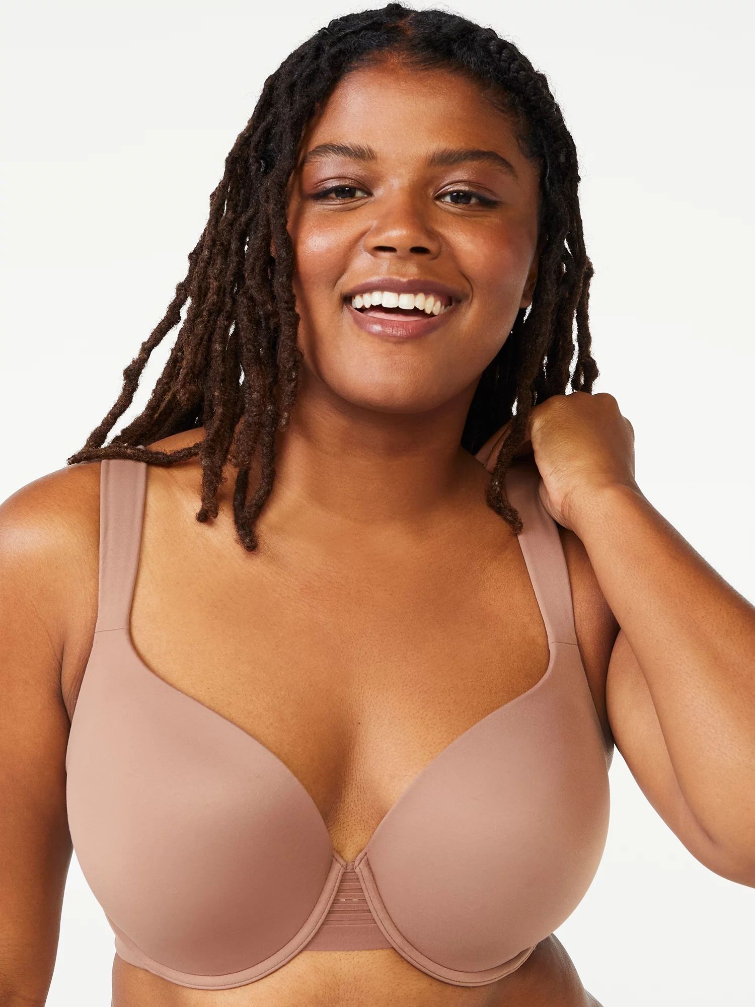 Joyspun Women's & Women's Plus Size Underwire T-Shirt Bra, Sizes 38DD to 46DDD | Walmart (US)
