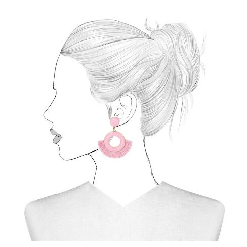 SUGARFIX by BaubleBar Fringe Flirty Hoop Earrings | Target