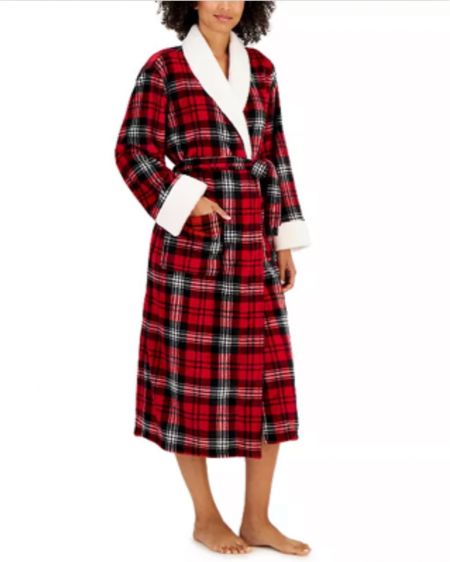 Women's Long-Sleeve Plaid Self-Tie Robe Cyber Monday $27.99
(Regularly $79.50)

#LTKGiftGuide #LTKsalealert #LTKCyberWeek