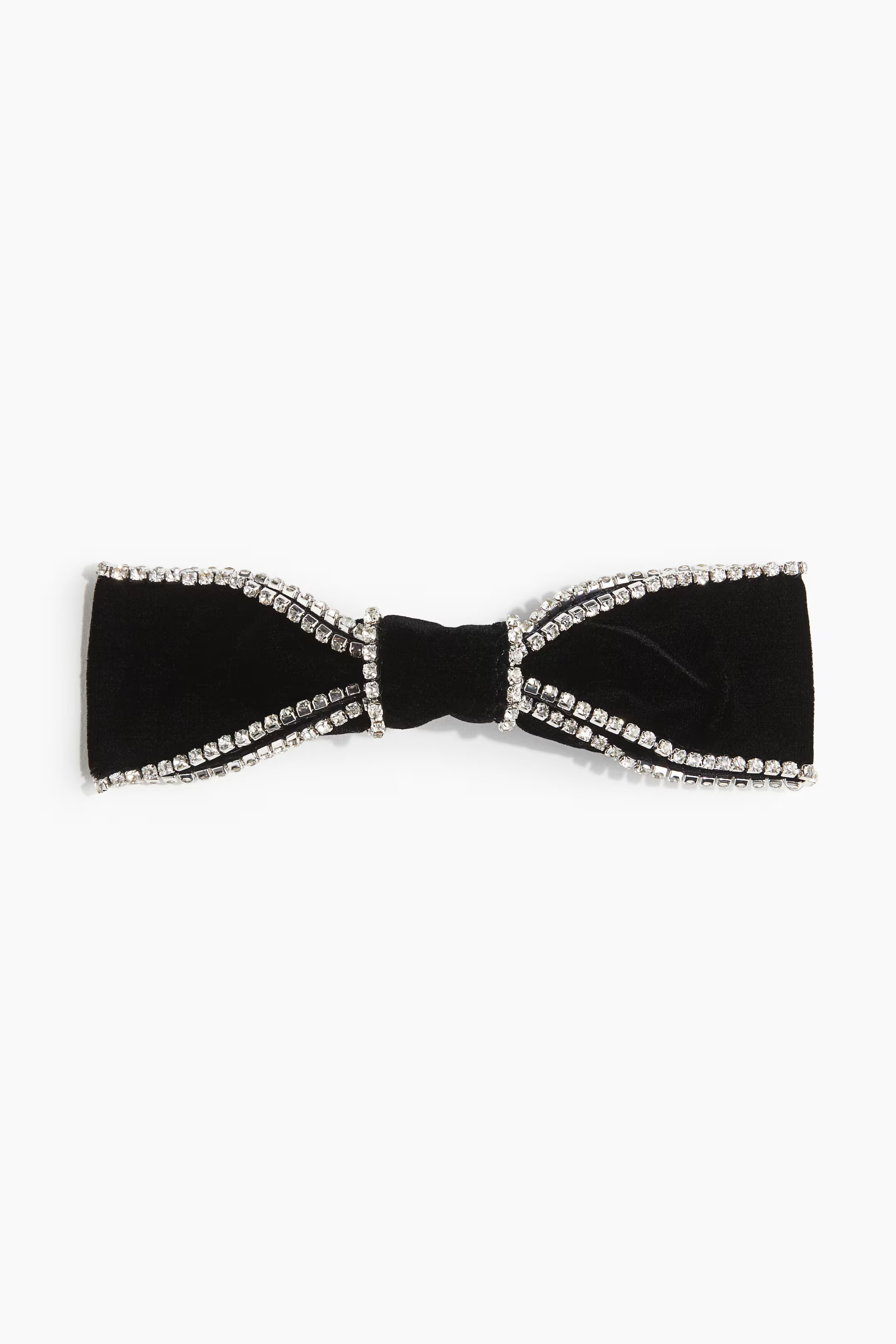 Rhinestone-embellished bow hair clip | H&M (US + CA)