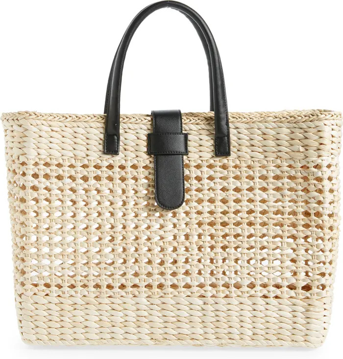 Oversize Jules Rattan Tote | Nordstrom