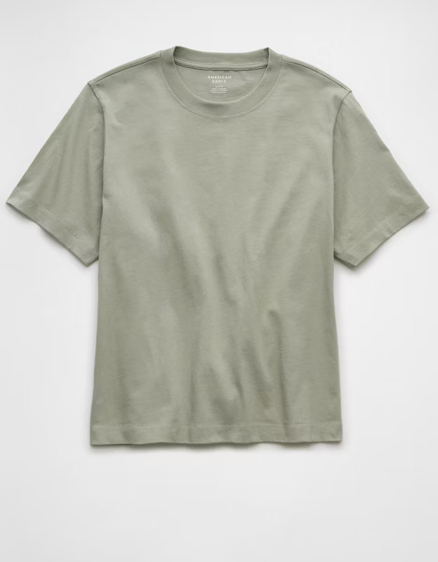 AE Everyday Luxe Relaxed T-Shirt | American Eagle Outfitters (US & CA)