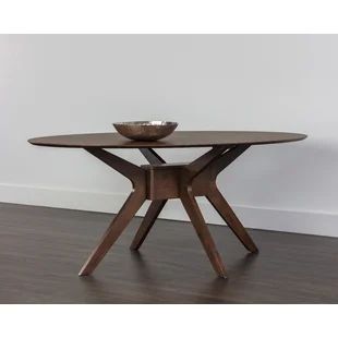 Wade Logan® Swainsboro Rubber Solid Wood Dining Table | Wayfair North America