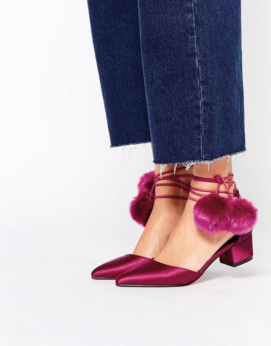 ASOS SAY YOU WILL Pointed Heels - Oxblood | ASOS US