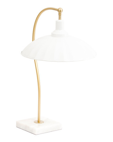 24in Penelope Brass Table Lamp With Metal Shade | TJ Maxx