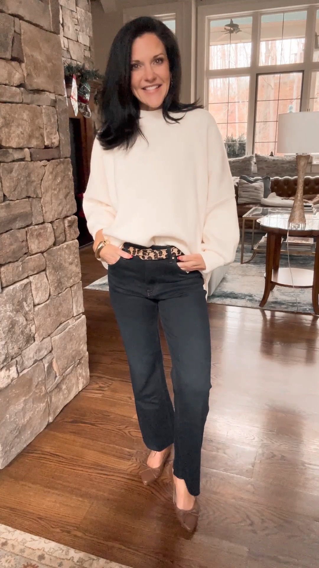 Add a sophisticated chic look to your sweater wardrobe with this cream mock neck from VICI… and so many color options.  Wearing XS 

#LTKStyleTip #LTKActive #LTKOver40