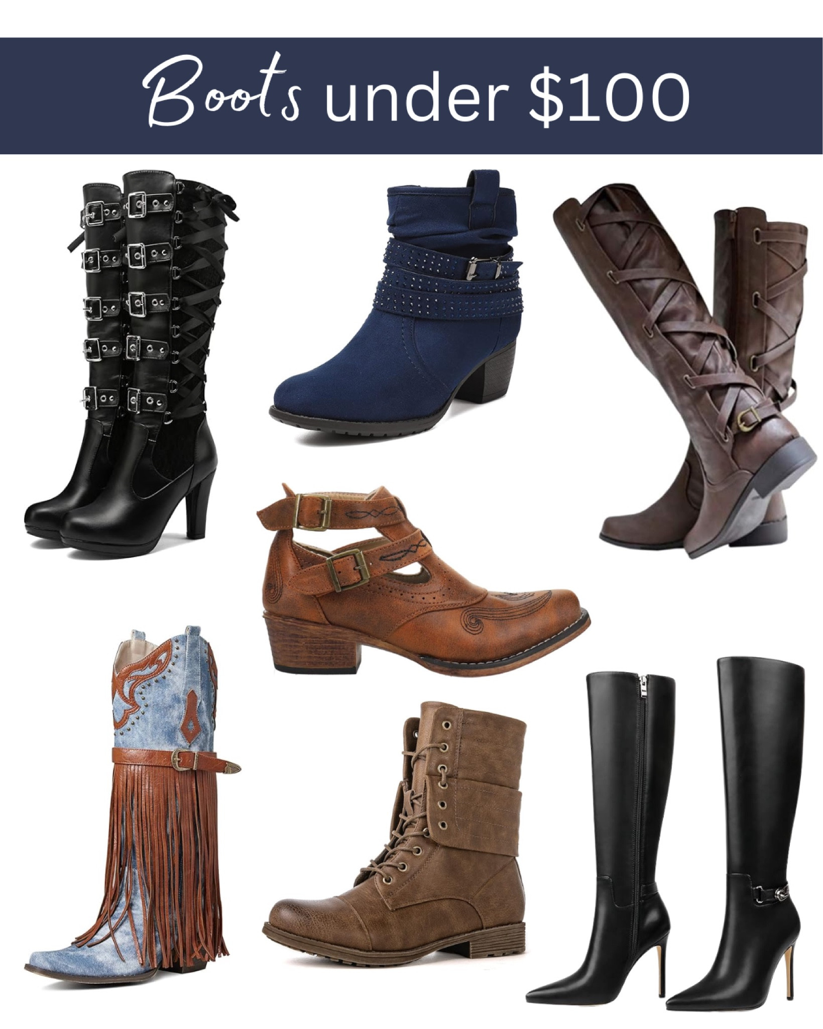 Boots

#LTKShoeCrush #LTKFindsUnder100 #LTKSeasonal