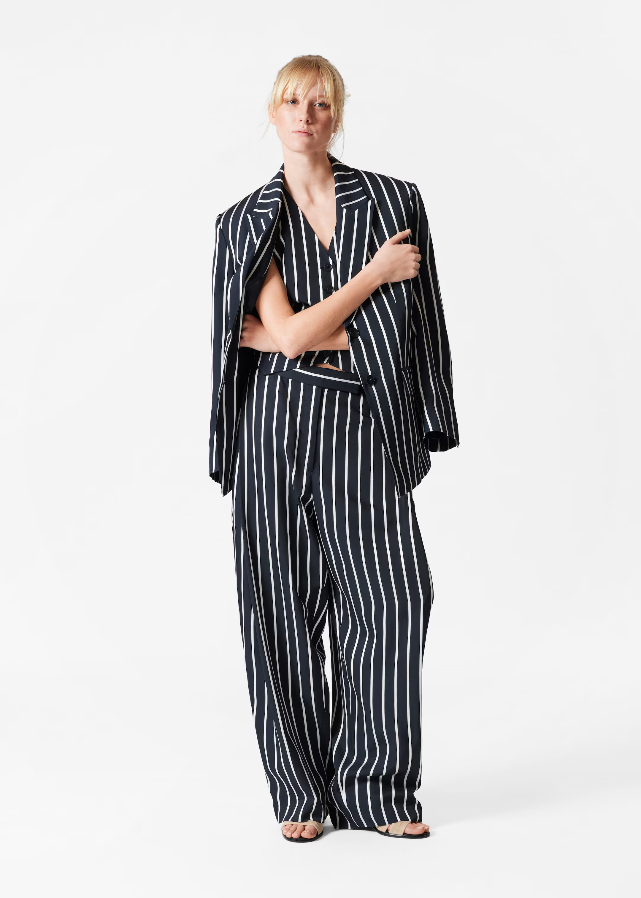 Deep Pleat Tailored Trousers | & Other Stories UK
