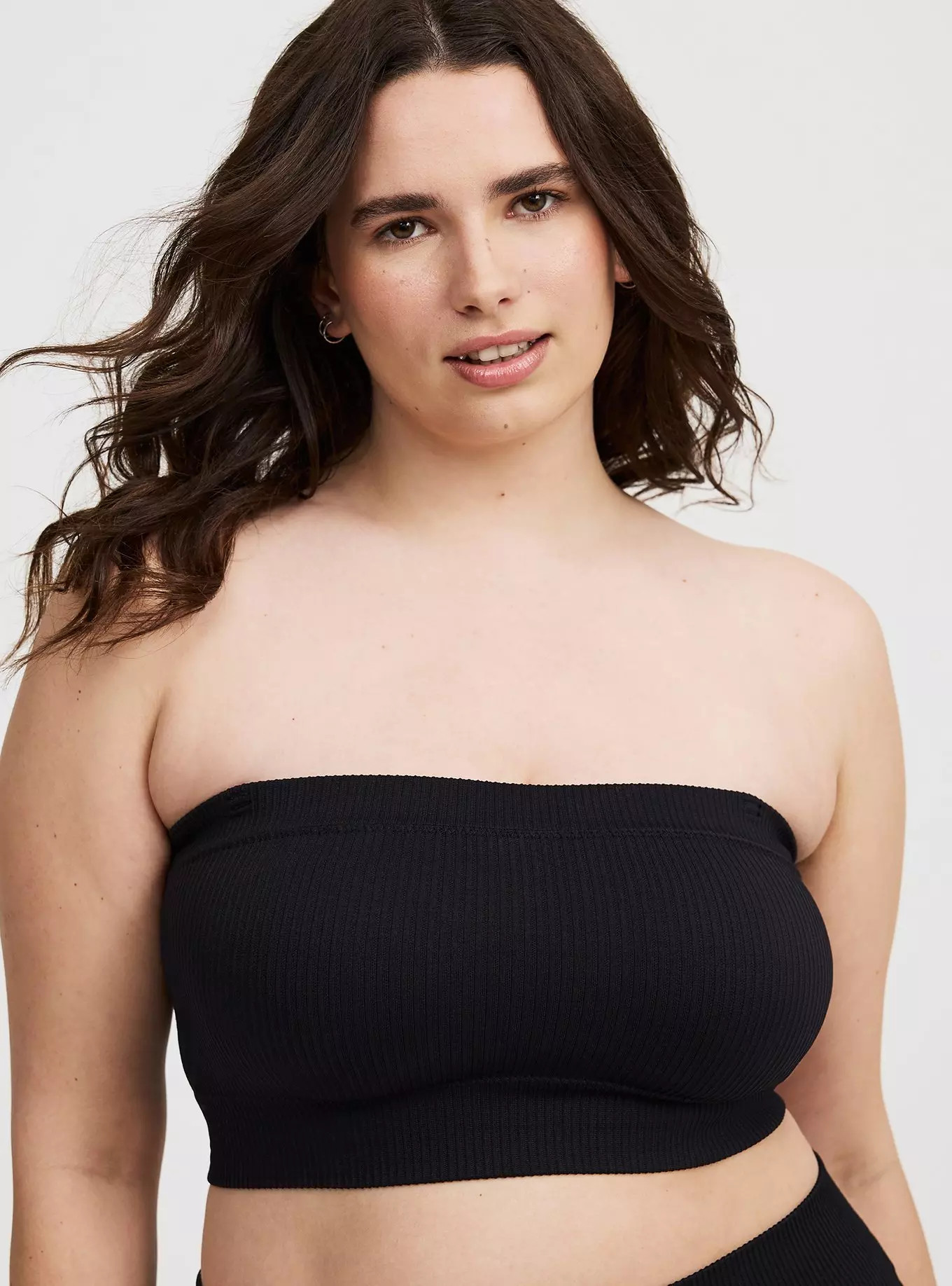 Unlined Seamless Rib Bandeau | Torrid (US & Canada)
