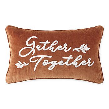 Jcp Gather Together Rectangular Throw Pillow | JCPenney