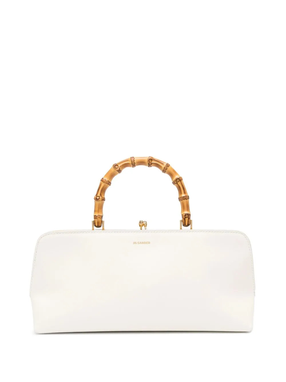 Jil Sander Goji Leather Tote Bag | White | FARFETCH DE | Farfetch Global