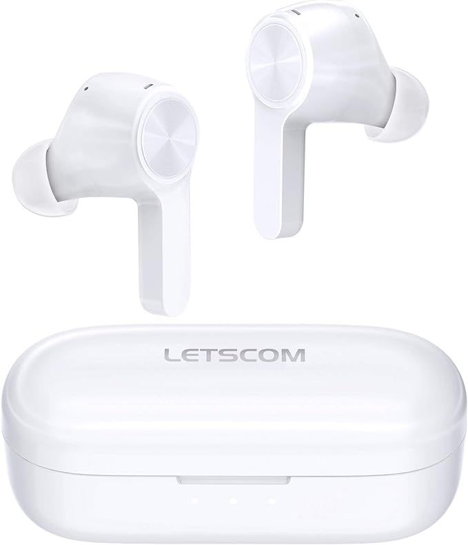 LETSCOM T19 Active Noise Canceling Wireless Earbuds, Deep Bass, IPX8 Waterproof Bluetooth in-Ear ... | Amazon (US)