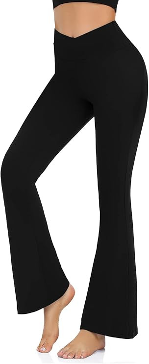 Women’s Bootcut Yoga Pants Tummy Control Flare Leggings High Waist Crossover Lounge Bell Bottom... | Amazon (US)