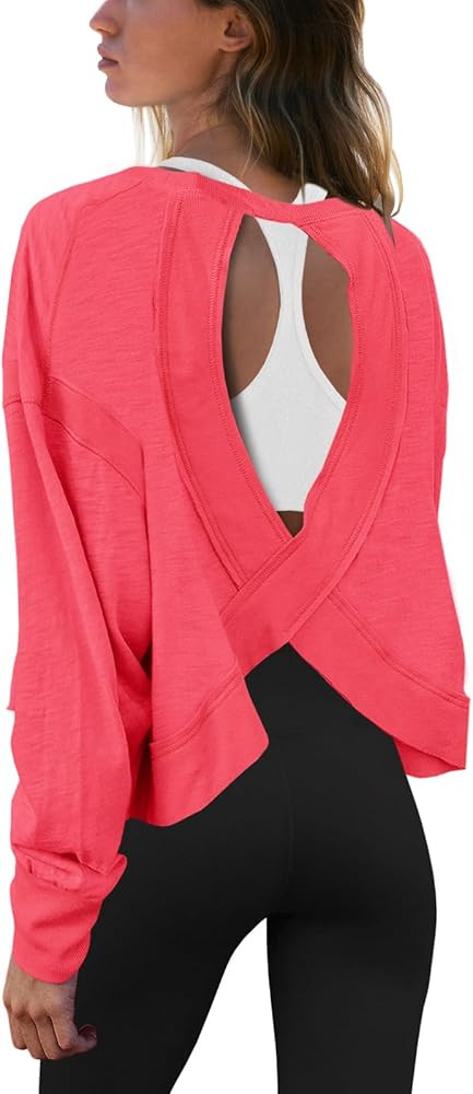 Panadila Workout Top Long Sleeve Athletic Shirts | Amazon (US)