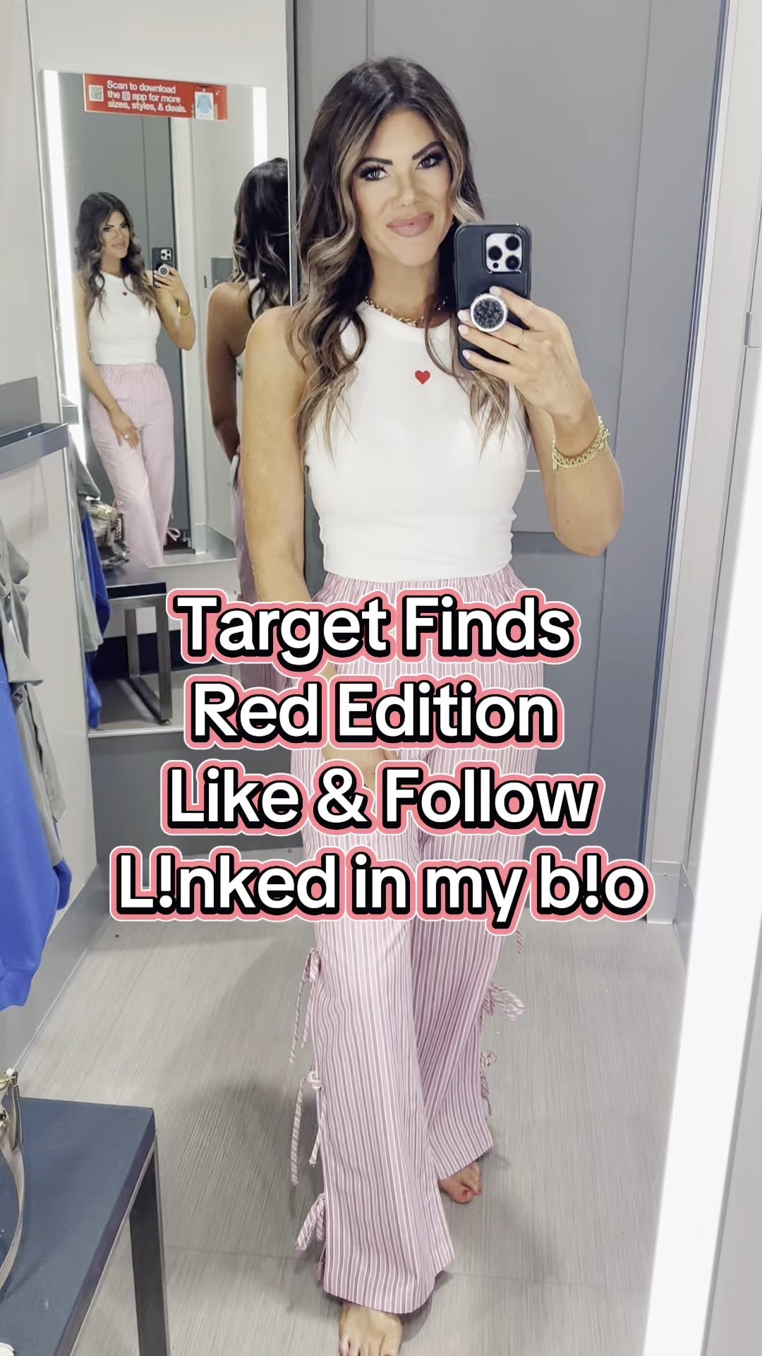 Target Finds | Red edition 

White ribbed tank with heart embroidery. White and red relaxed cotton pants with tie slits. Wide leg denim. Red colored sleeveless top. Mom approved. Budget friendly. 

#LTKFindsUnder50 #LTKStyleTip #LTKU