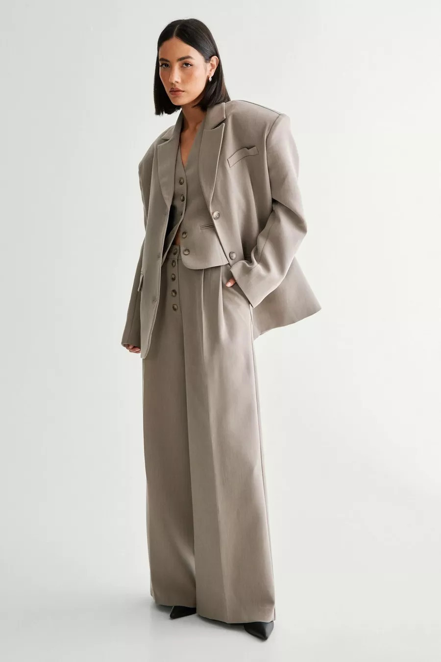 Premium Boxer Front Tailored Trouser | Nasty Gal US